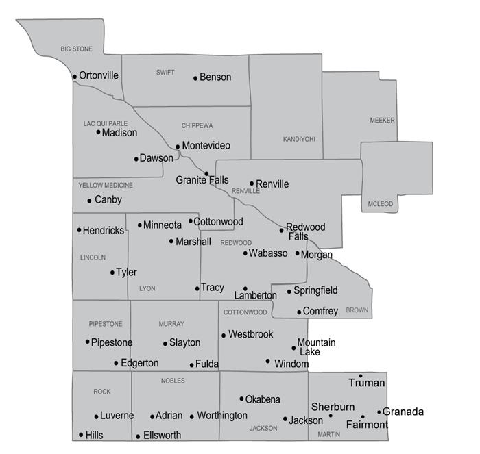 map of region